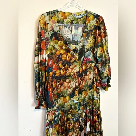 Samantha Pleet banquet dress in harvest print - Picture 8 of 13